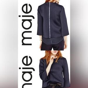 Maje neoprene top Size 2